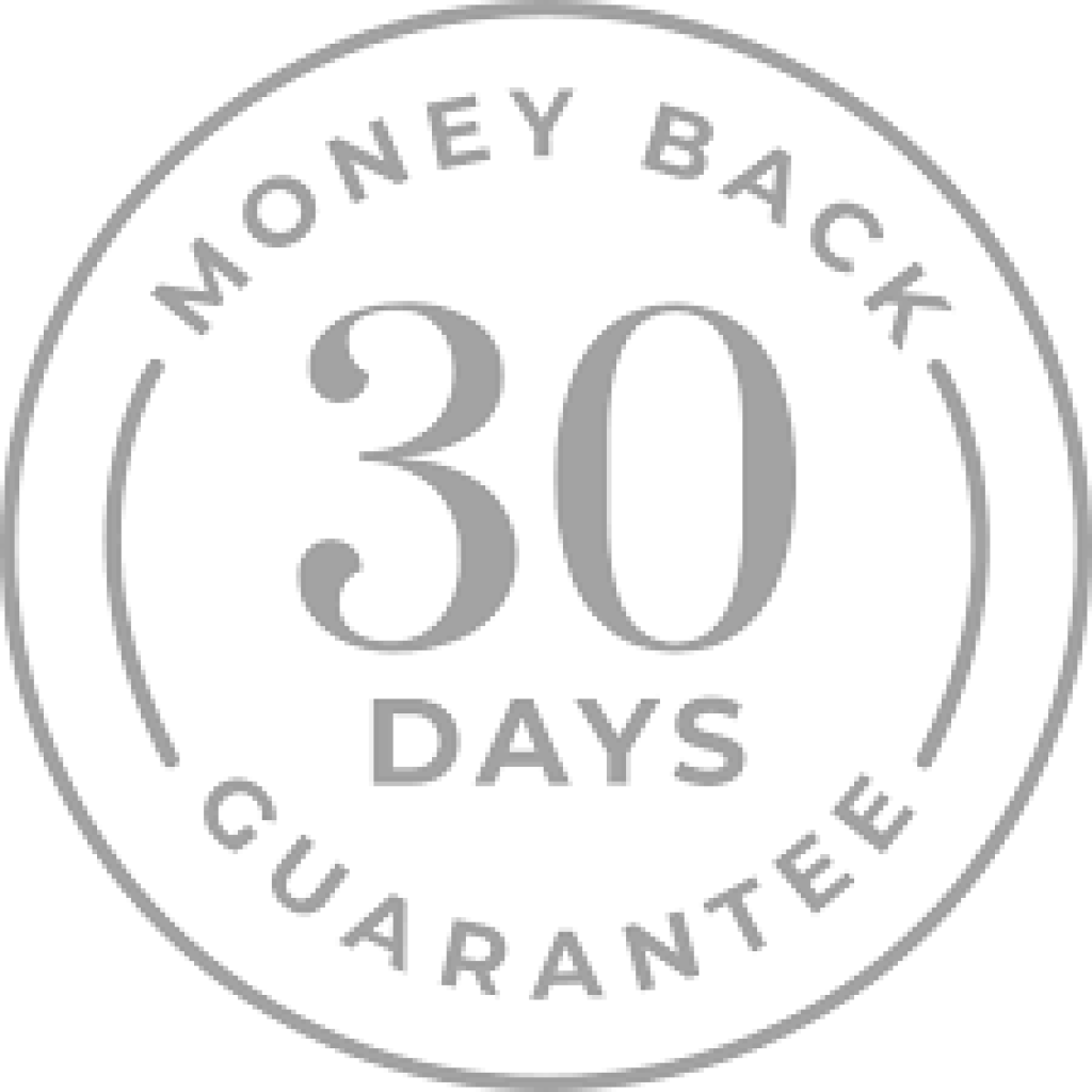 30-Day money back guarantee.