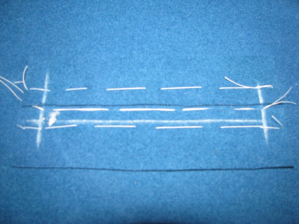 Draw in the seam line if you want.