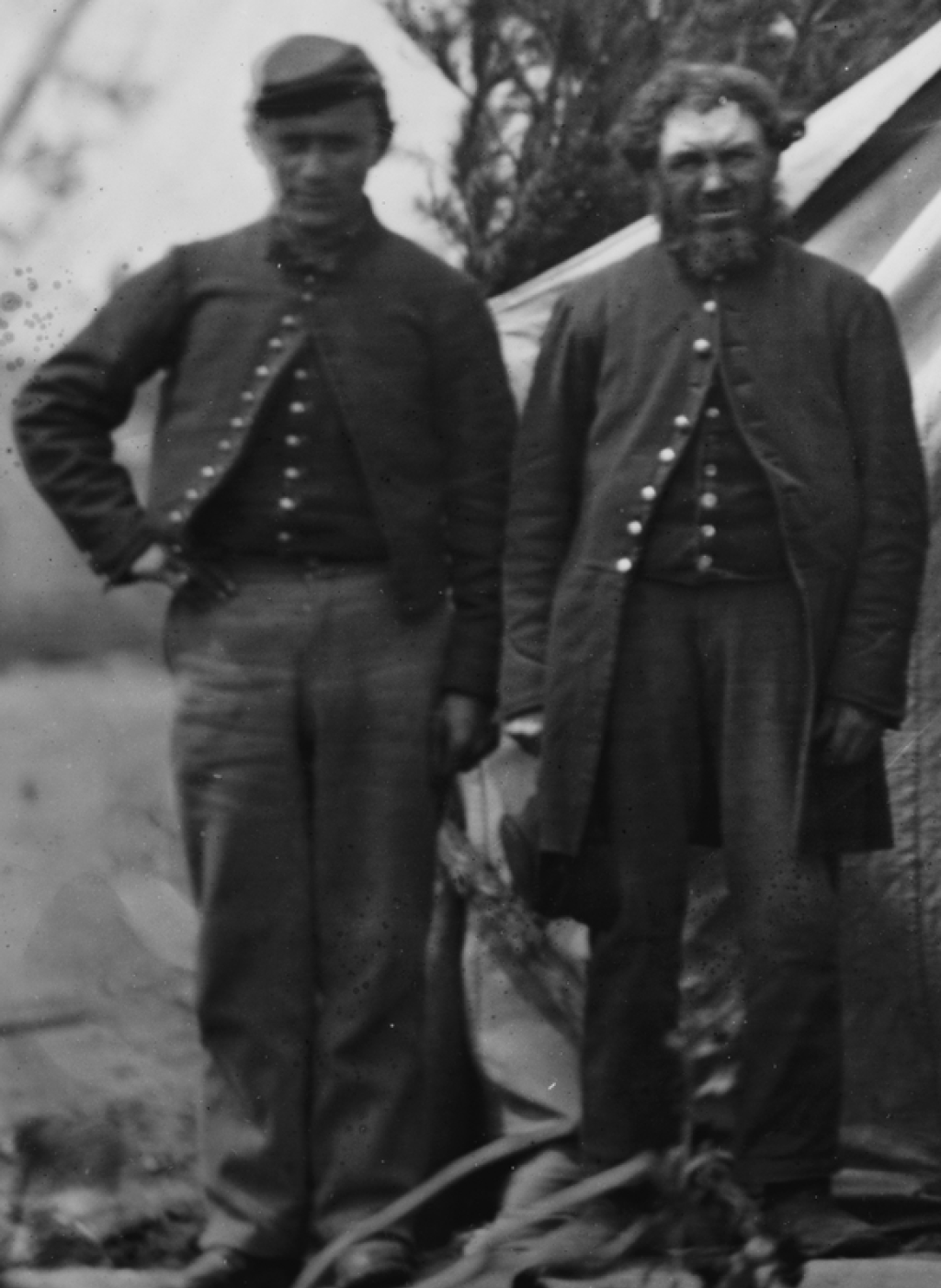 Two enlisted men, 1860s.
