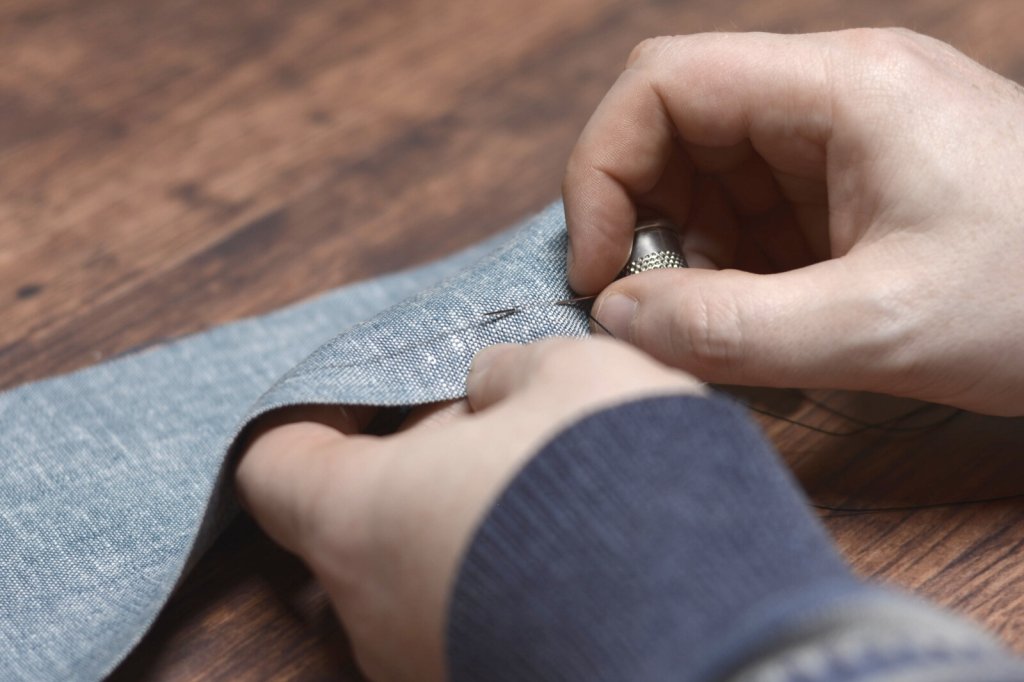 Take evenly-sized stitches.